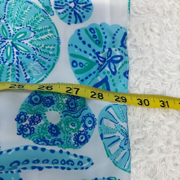 Lilly Pulitzer Target Sea Urchin For You Ruffle Blue Seashell Dress Lined S/P - Picture 6 of 8